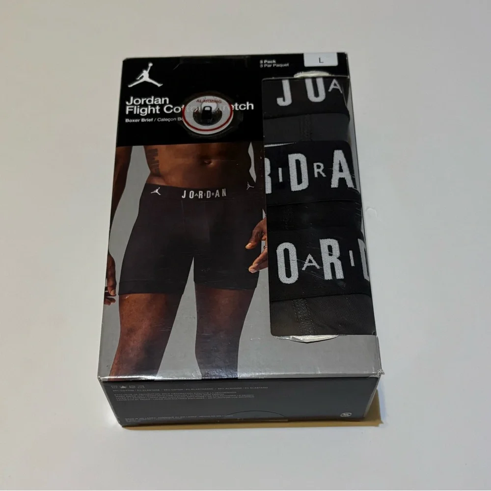 Nike Air Jordan Flight Cotton Stretch Men’s Premium Boxer Briefs 3-pack